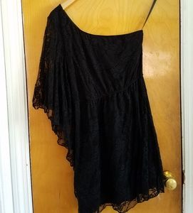 Off the shoulder lace dress